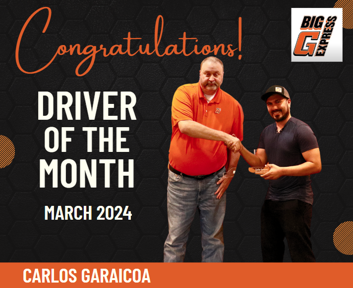 Big G Driver Of The Month March 2024 – Carlos Garaicoa